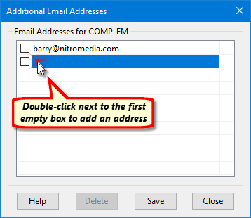 Creating Additional Media Emails