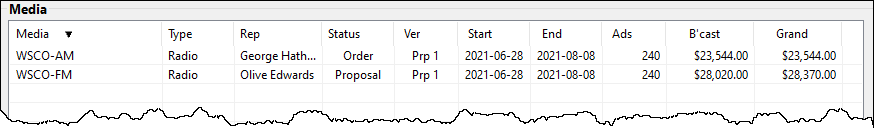Campaign Media List Campaign Media List