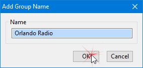 Adding Group Name Adding Group Name