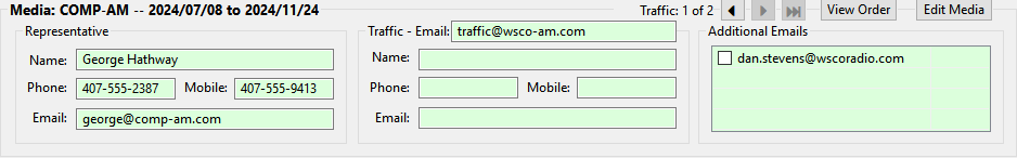 Traffic Instructions Media Information